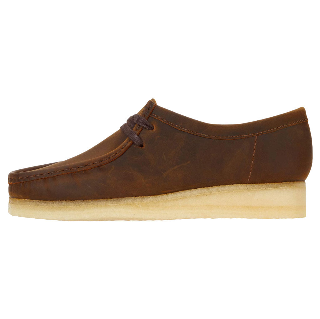 Clarks Originals Wallabee Leather Men's Shoes#color_beeswax