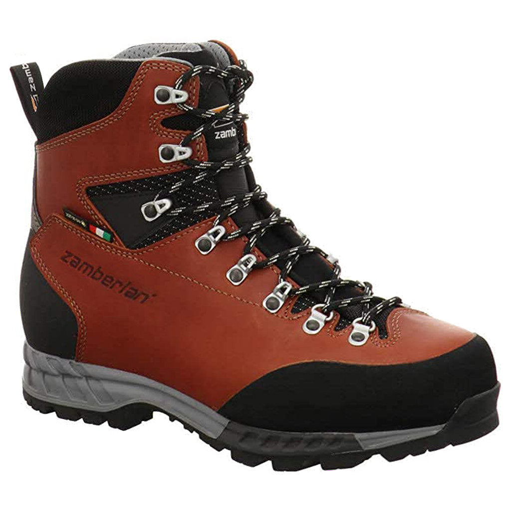 Zamberlan 1111 Cresta GTX RR Leather Mens Boots#color_waxed brick