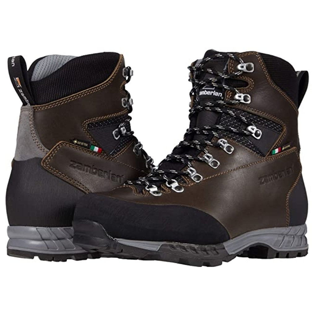 Zamberlan 1111 Cresta GTX RR Leather Mens Boots#color_dark brown