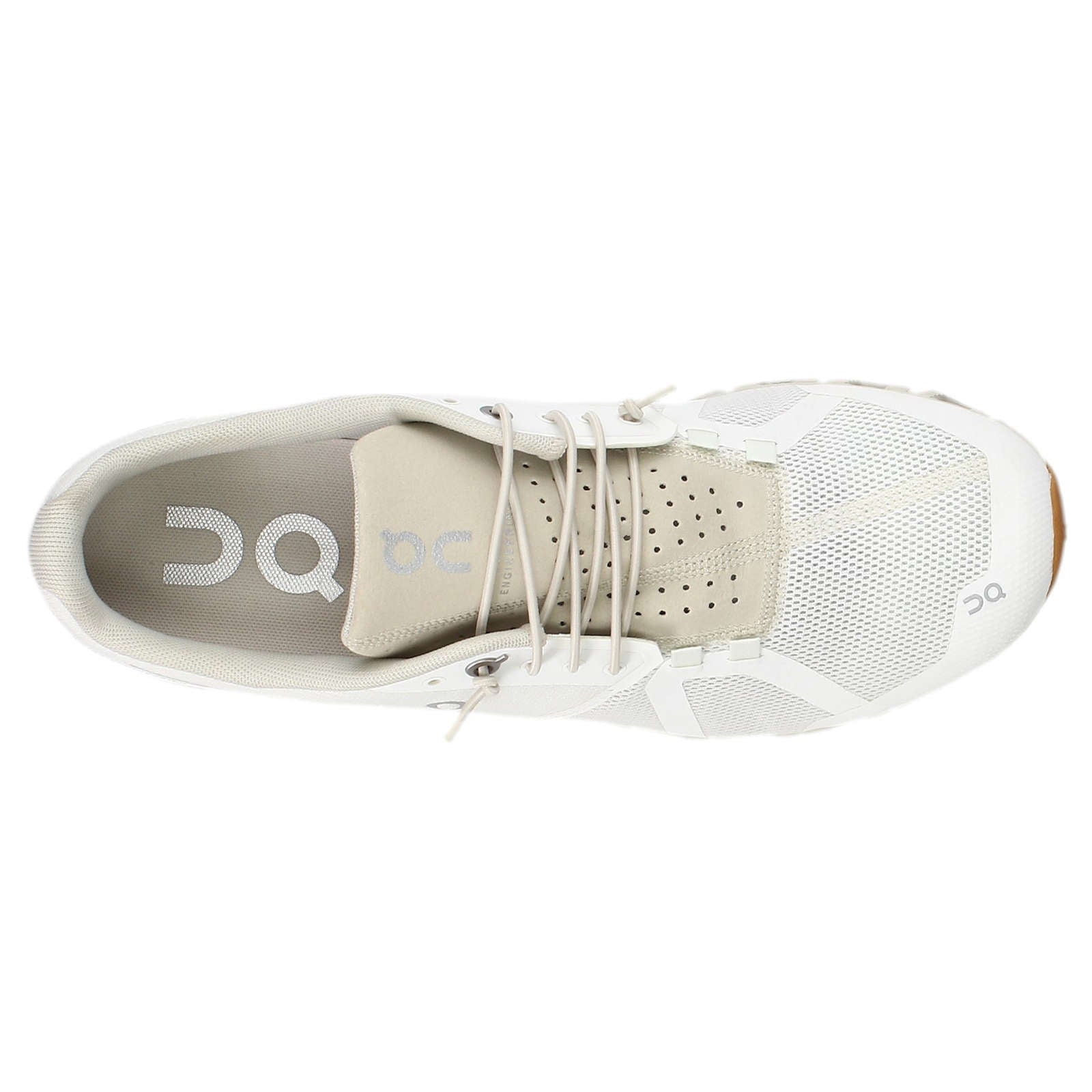 On Running Cloud Mesh Men's Low-Top Trainers#color_white sand