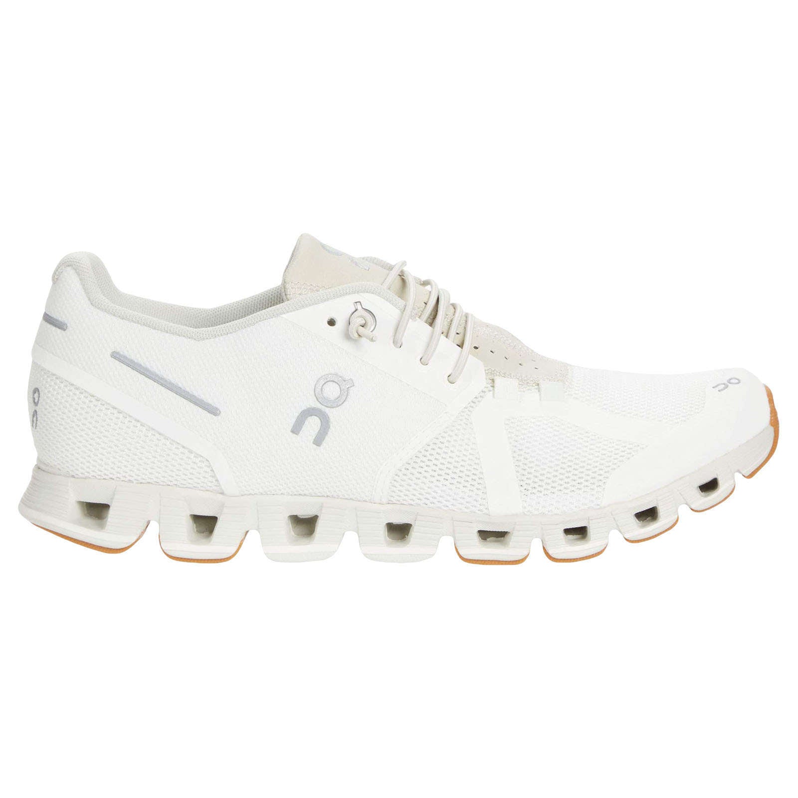 On Running Cloud Mesh Women's Low-Top Trainers#color_white sand
