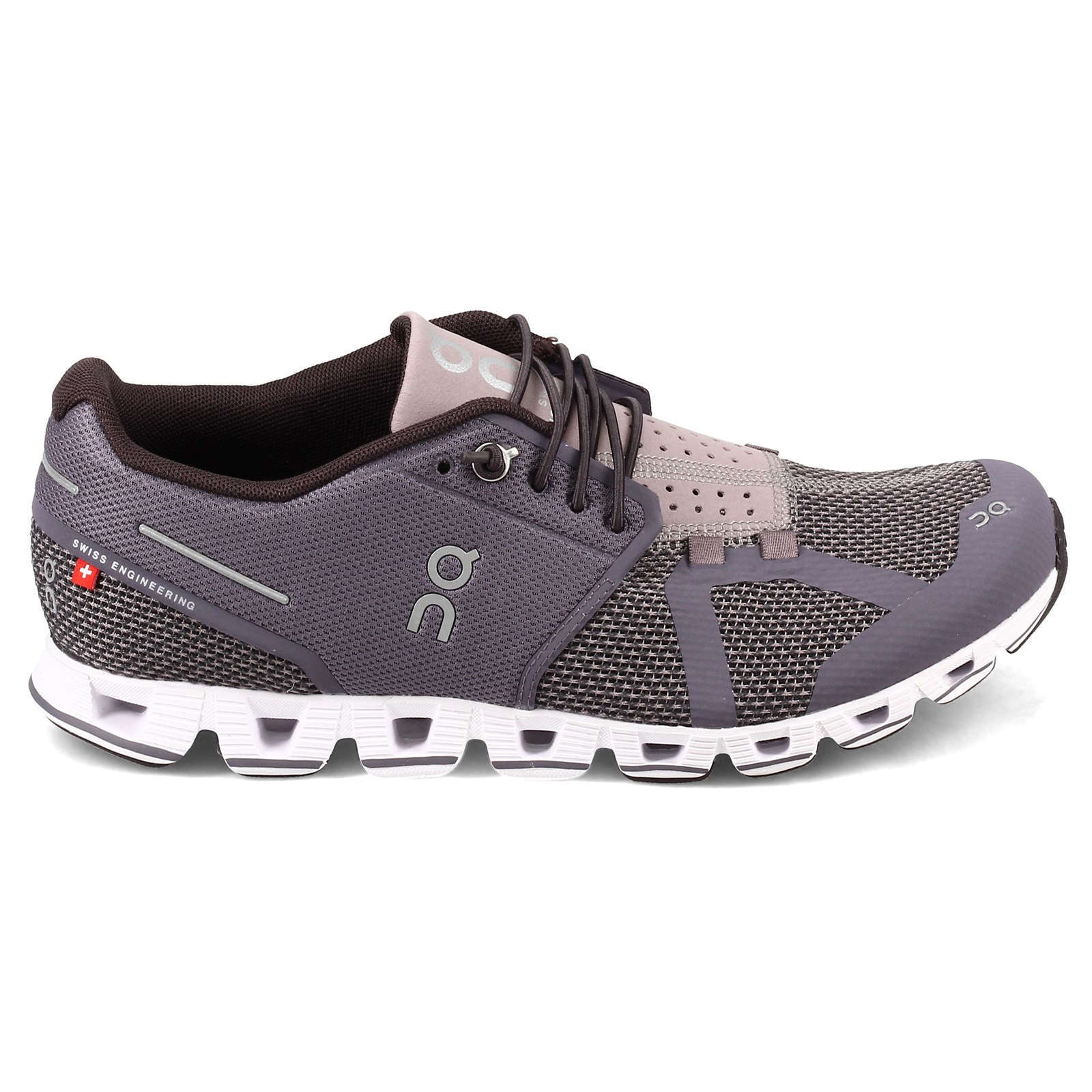 On Running Cloud Mesh Women's Low-Top Trainers#color_shark pebble