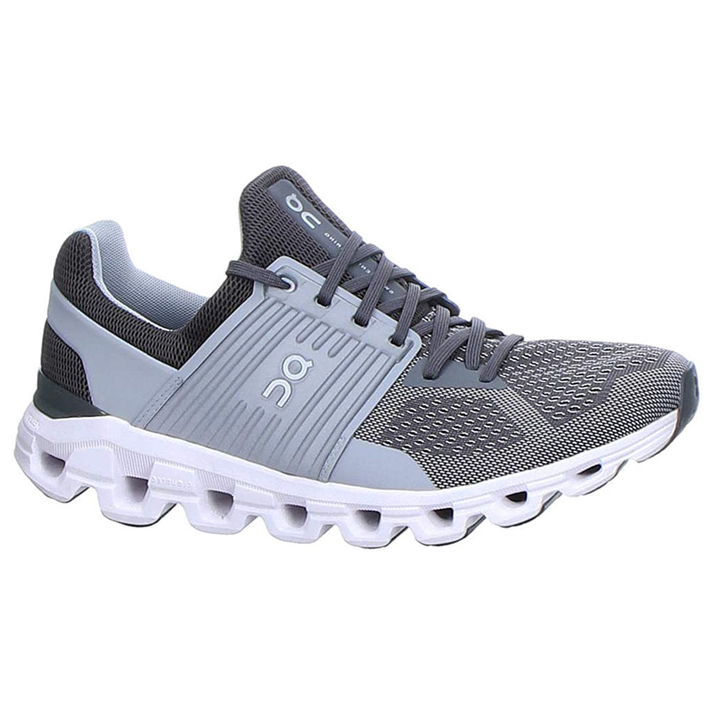 On Running Cloudswift Textile Synthetic Mens Trainers#color_rock slate
