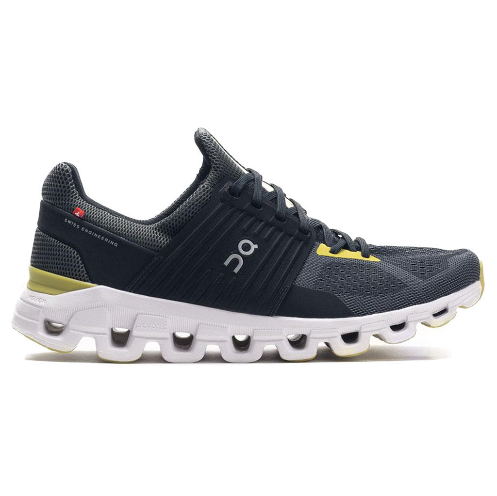 On Running Cloudswift Textile Synthetic Mens Trainers#color_magnet citron