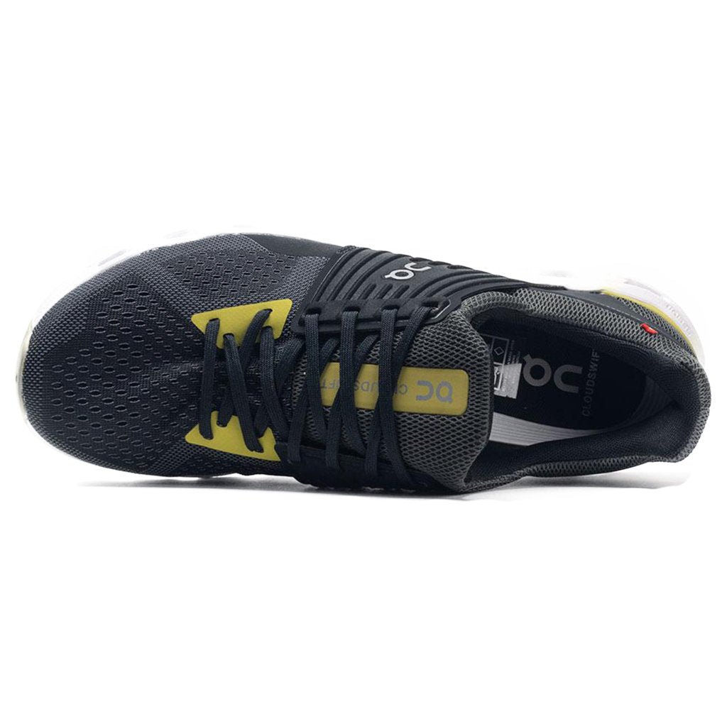 On Running Cloudswift Textile Synthetic Mens Trainers#color_magnet citron