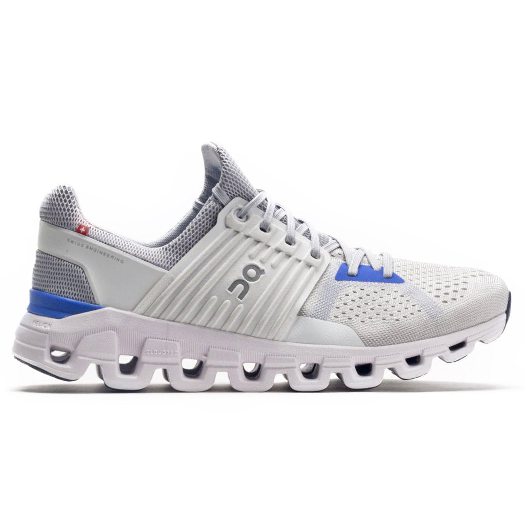 On Running Cloudswift Textile Synthetic Mens Trainers#color_glacier cobalt