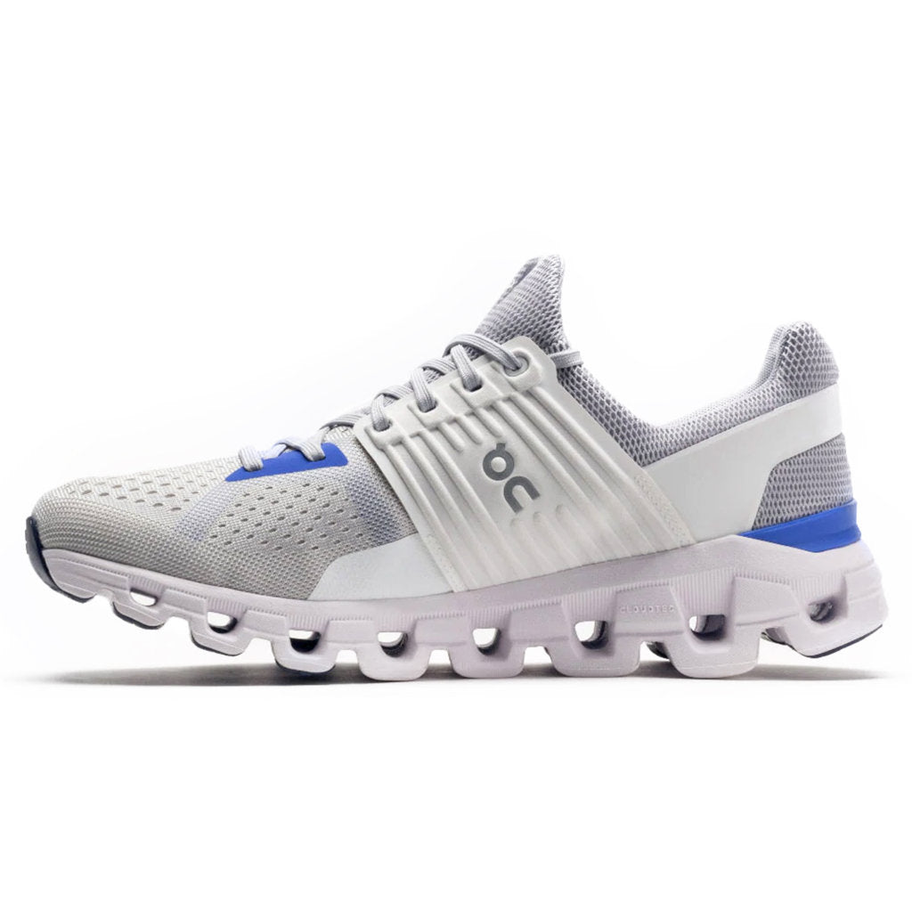 On Running Cloudswift Textile Synthetic Mens Trainers#color_glacier cobalt