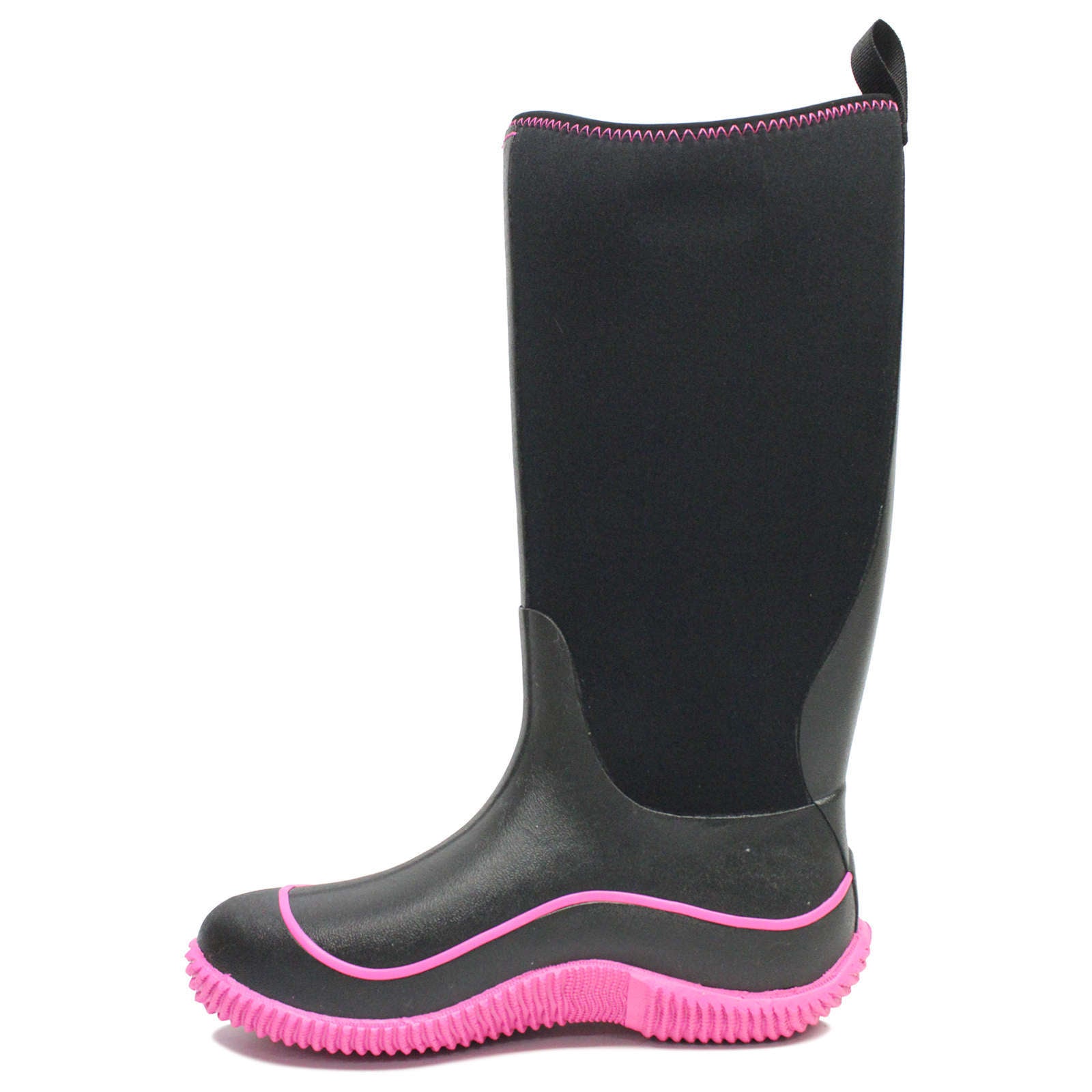 Muck Boot Hale Waterproof Women's Tall Wellington Boots#color_black hot pink