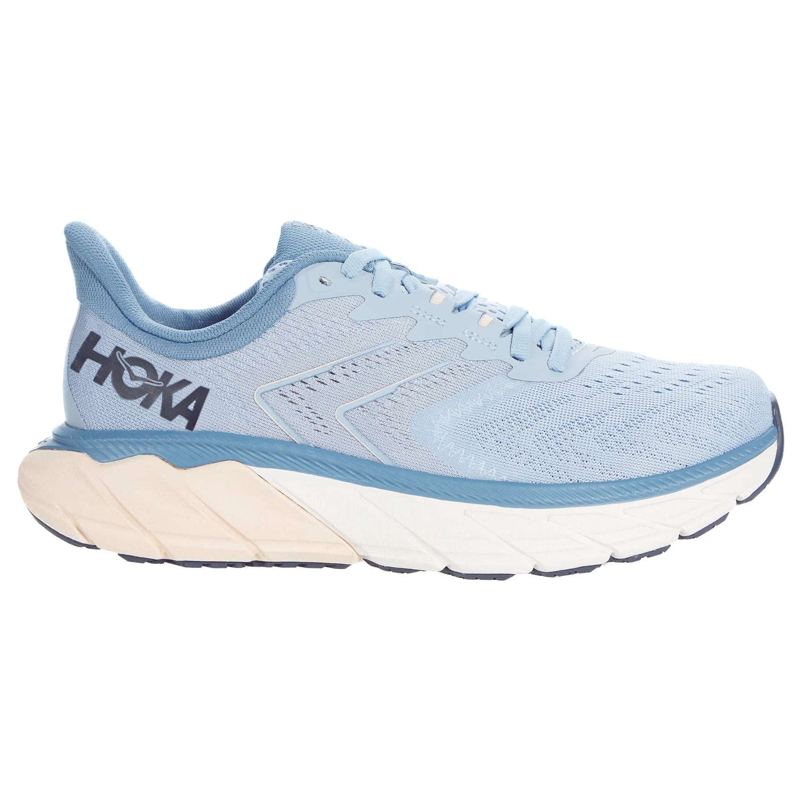 Hoka One One Arahi 5 Synthetic Textile Women's Low-Top Road Running Trainers#color_blue fog provincial blue
