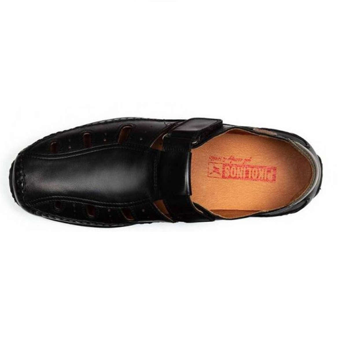 Pikolinos Azores Leather Mens Shoes#color_black