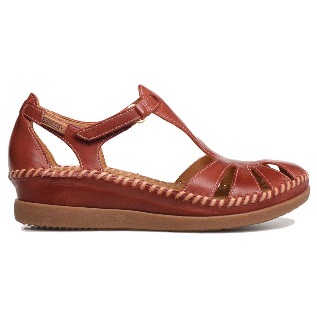 Pikolinos Cadaques Leather Womens Sandals#color_sandia