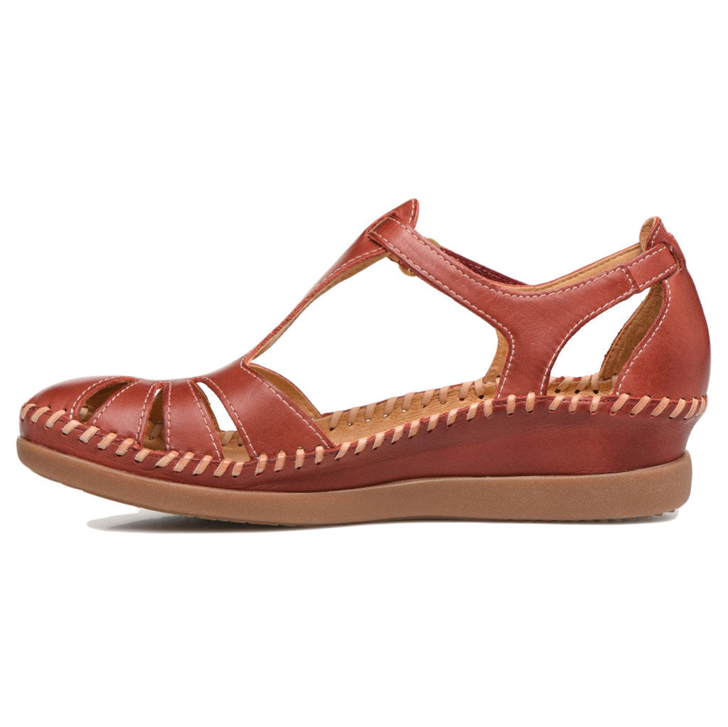 Pikolinos Cadaques Leather Womens Sandals#color_sandia