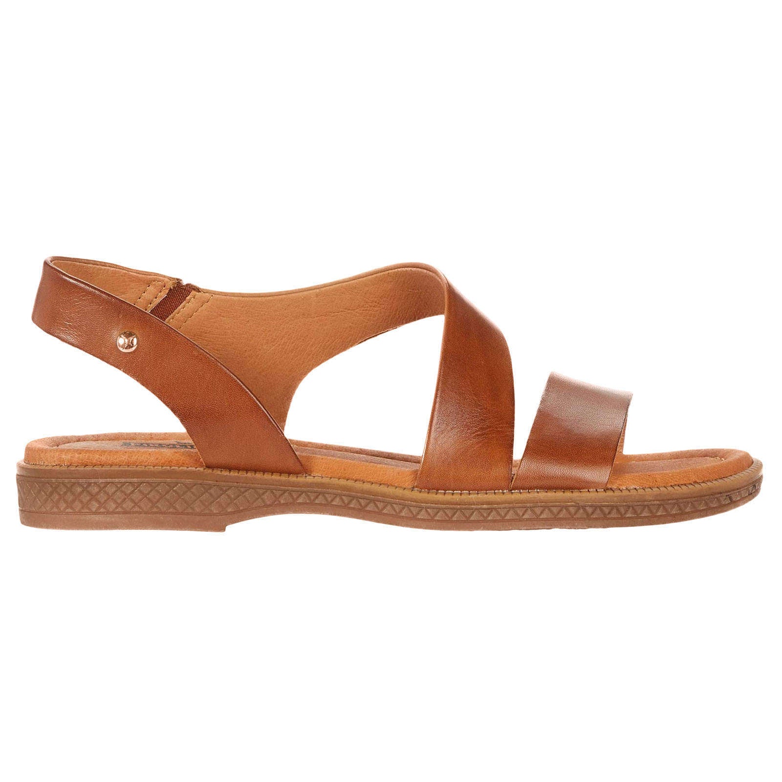 Pikolinos Moraira Leather Womens Sandals#color_brandy