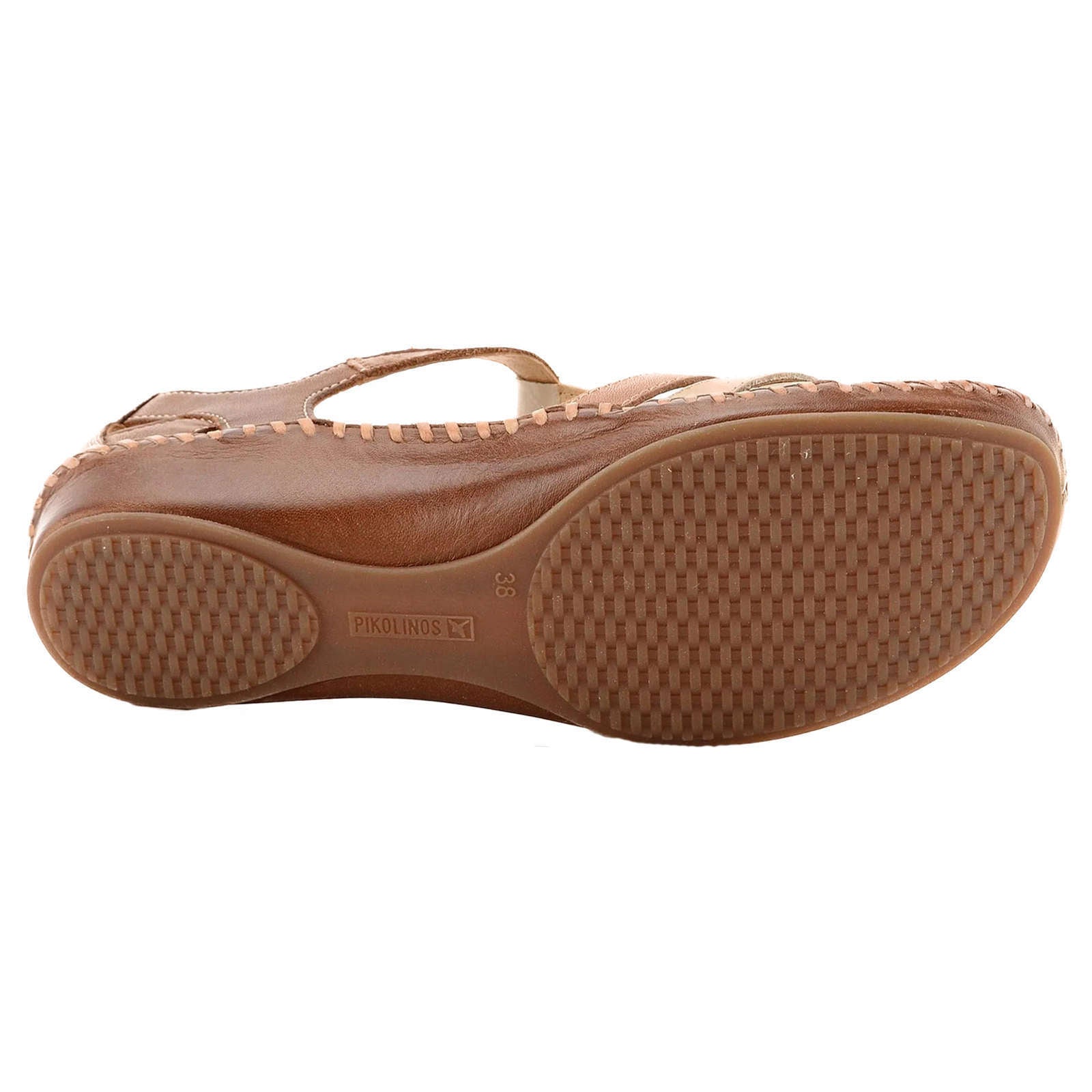 Pikolinos Puerto Vallarta 655 Leather Womens Sandals#color_marfil