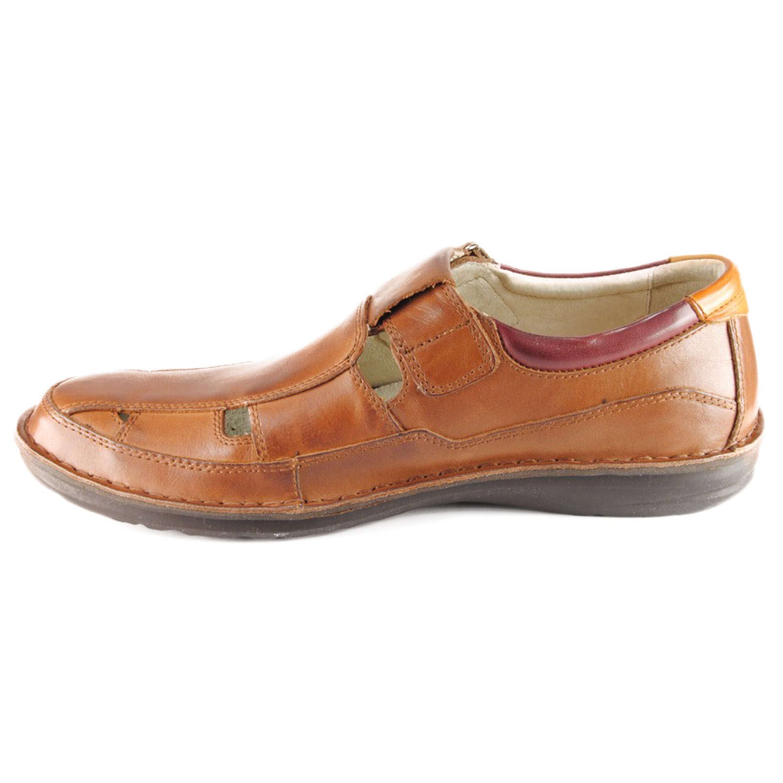 Pikolinos Santiago Leather Mens Shoes#color_cuero