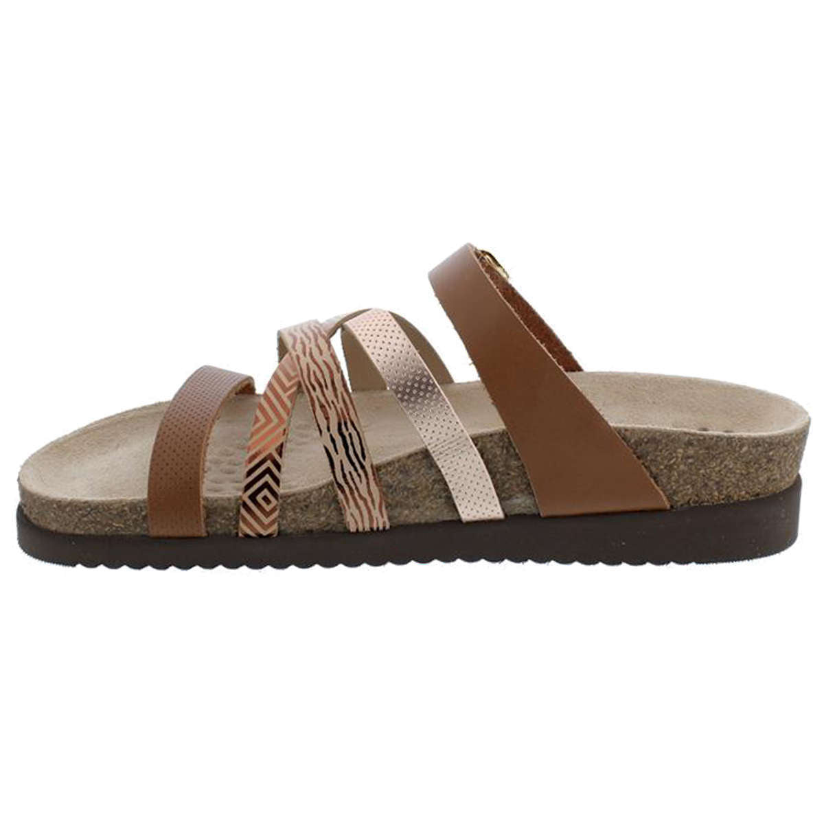 Mephisto Huleda H131 Leather Womens Sandals#color_camel