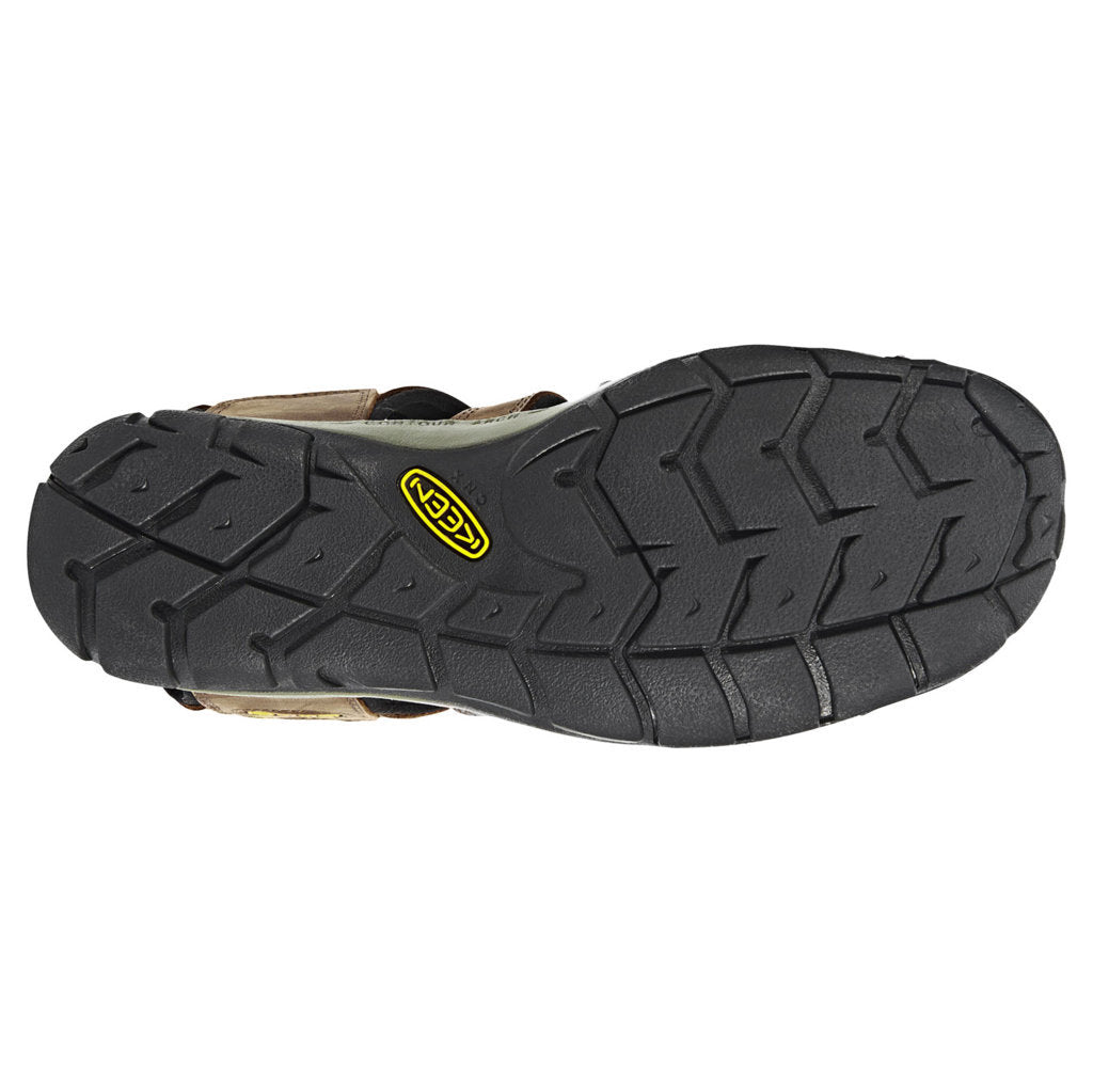 Keen Clearwater CNX Men's Waterproof Sandals#color_dark earth black