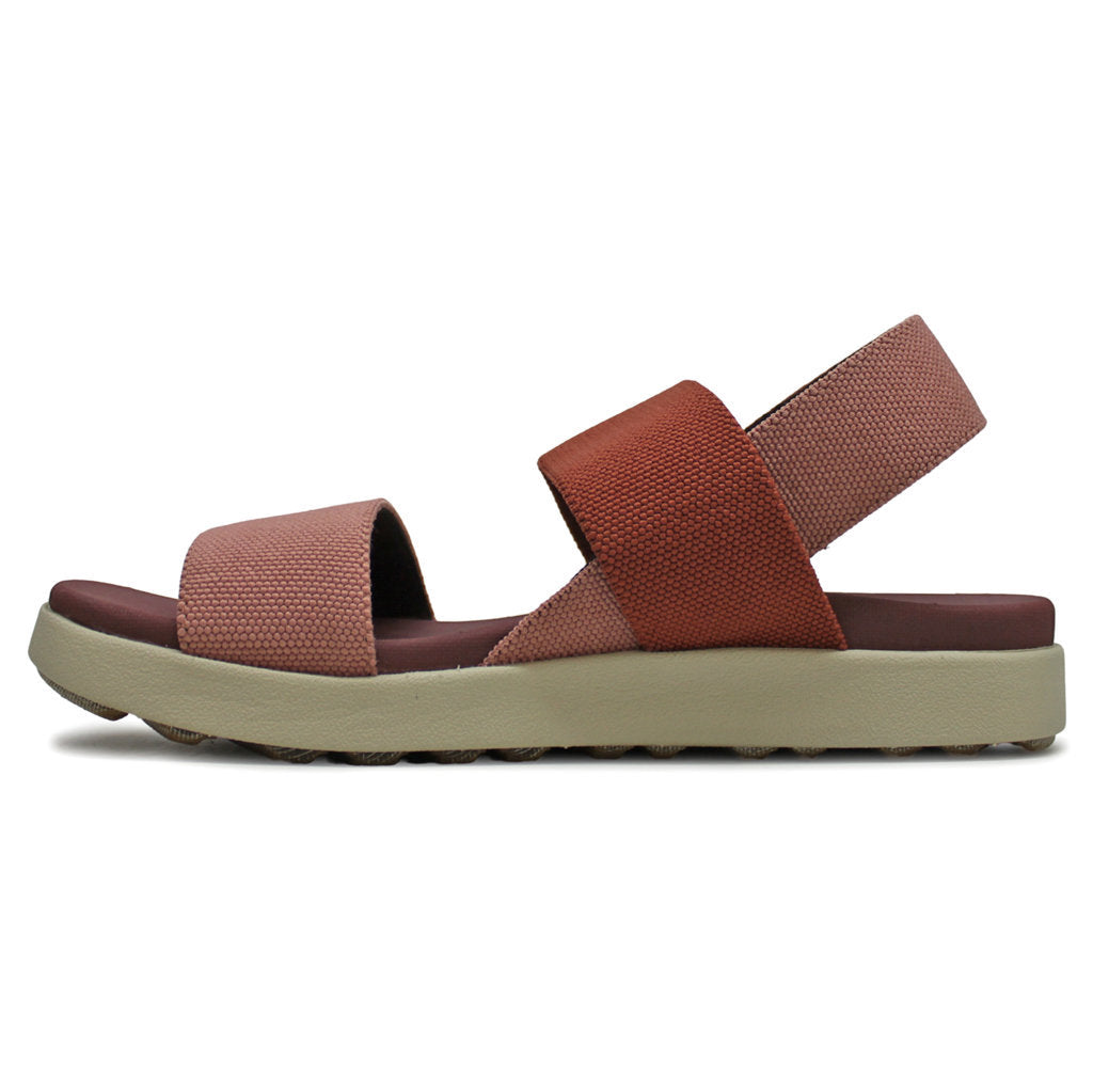 Keen Elle Backstrap Synthetic Womens Sandals#color_cork baked clay