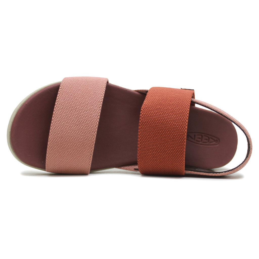 Keen Elle Backstrap Synthetic Womens Sandals#color_cork baked clay