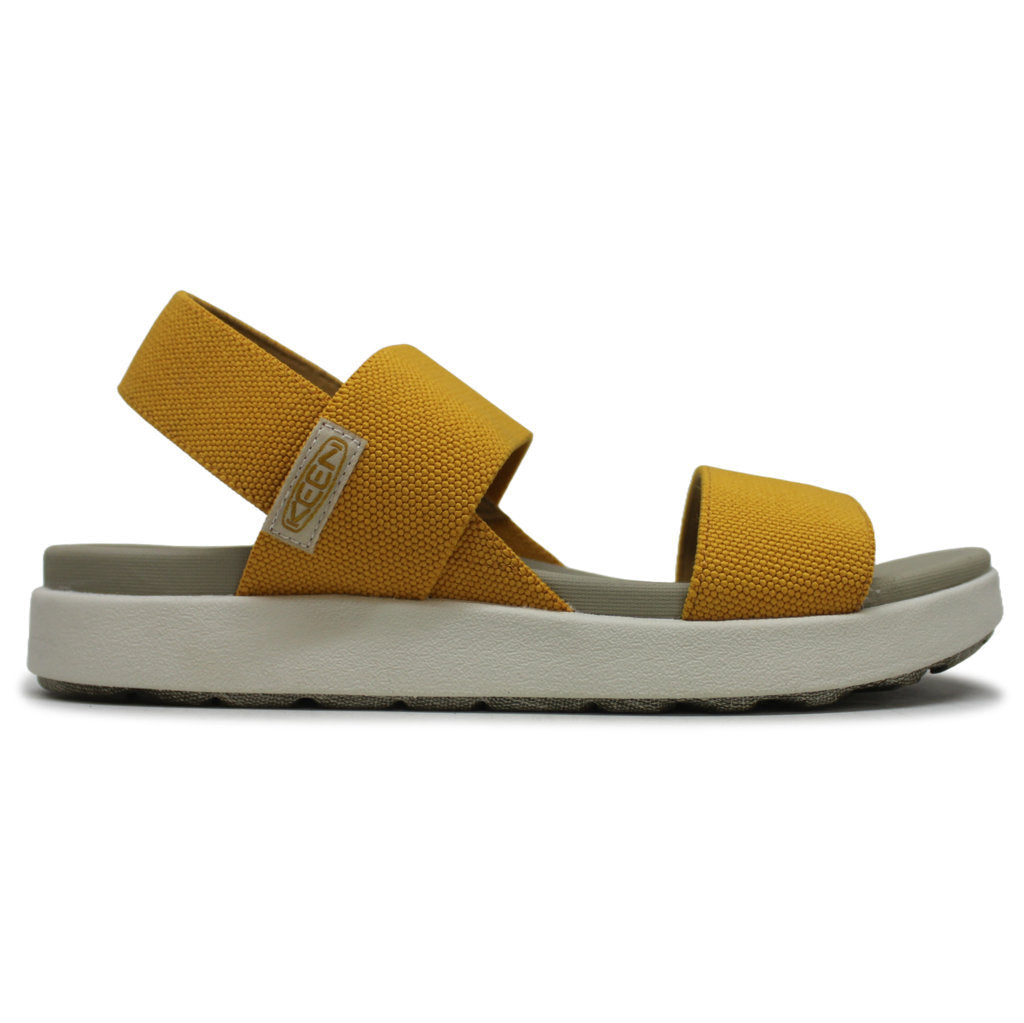 Keen Elle Backstrap Synthetic Womens Sandals#color_golden yellow star white