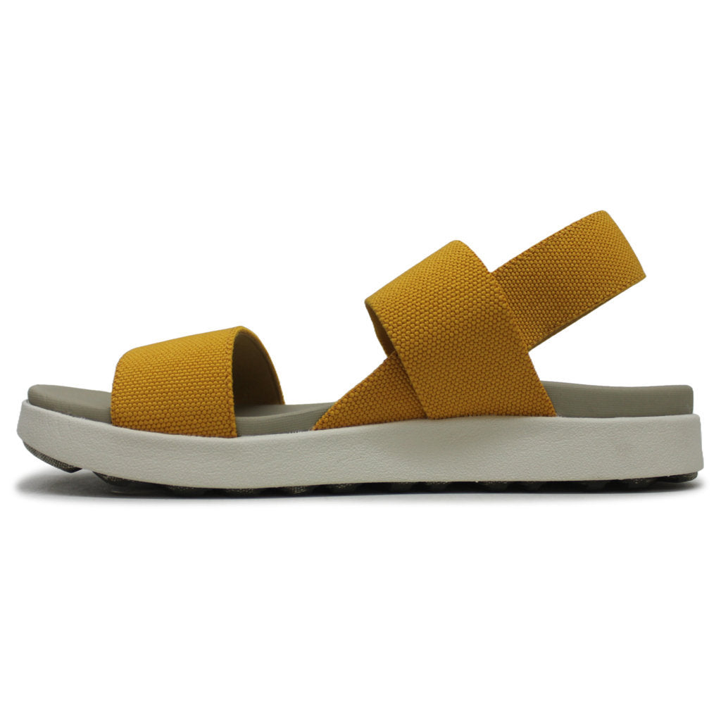 Keen Elle Backstrap Synthetic Womens Sandals#color_golden yellow star white