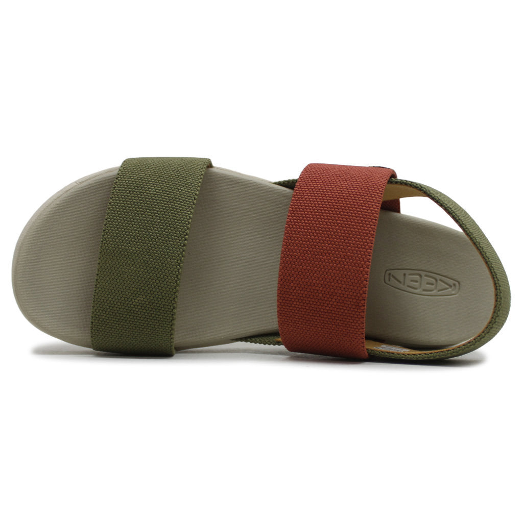 Keen Elle Backstrap Synthetic Womens Sandals#color_martini olive baked clay