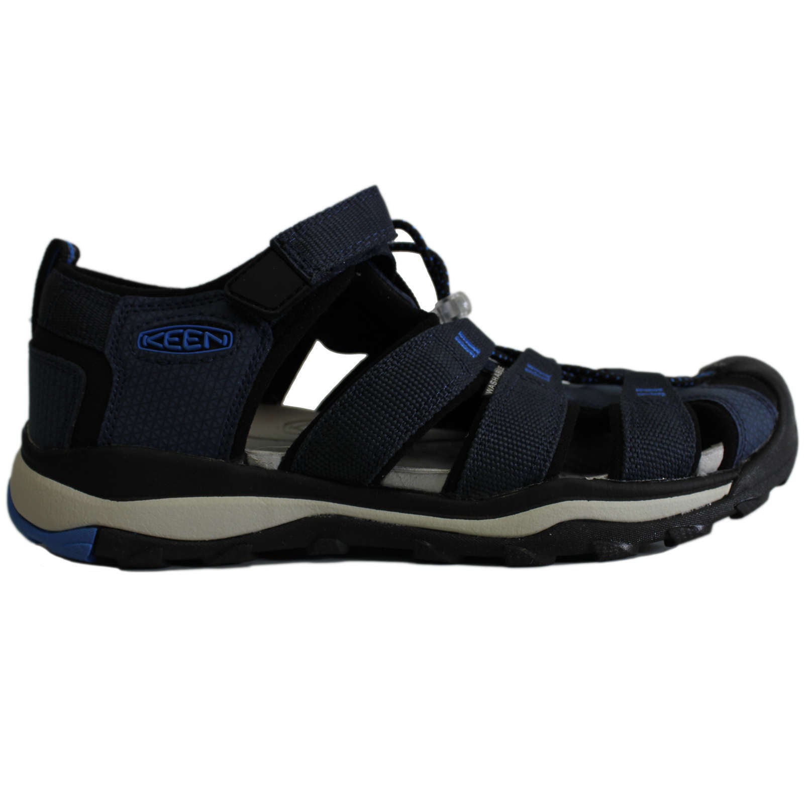 Keen Newport Neo H2 Textile Youth Sandals#color_blue nights brilliant blue