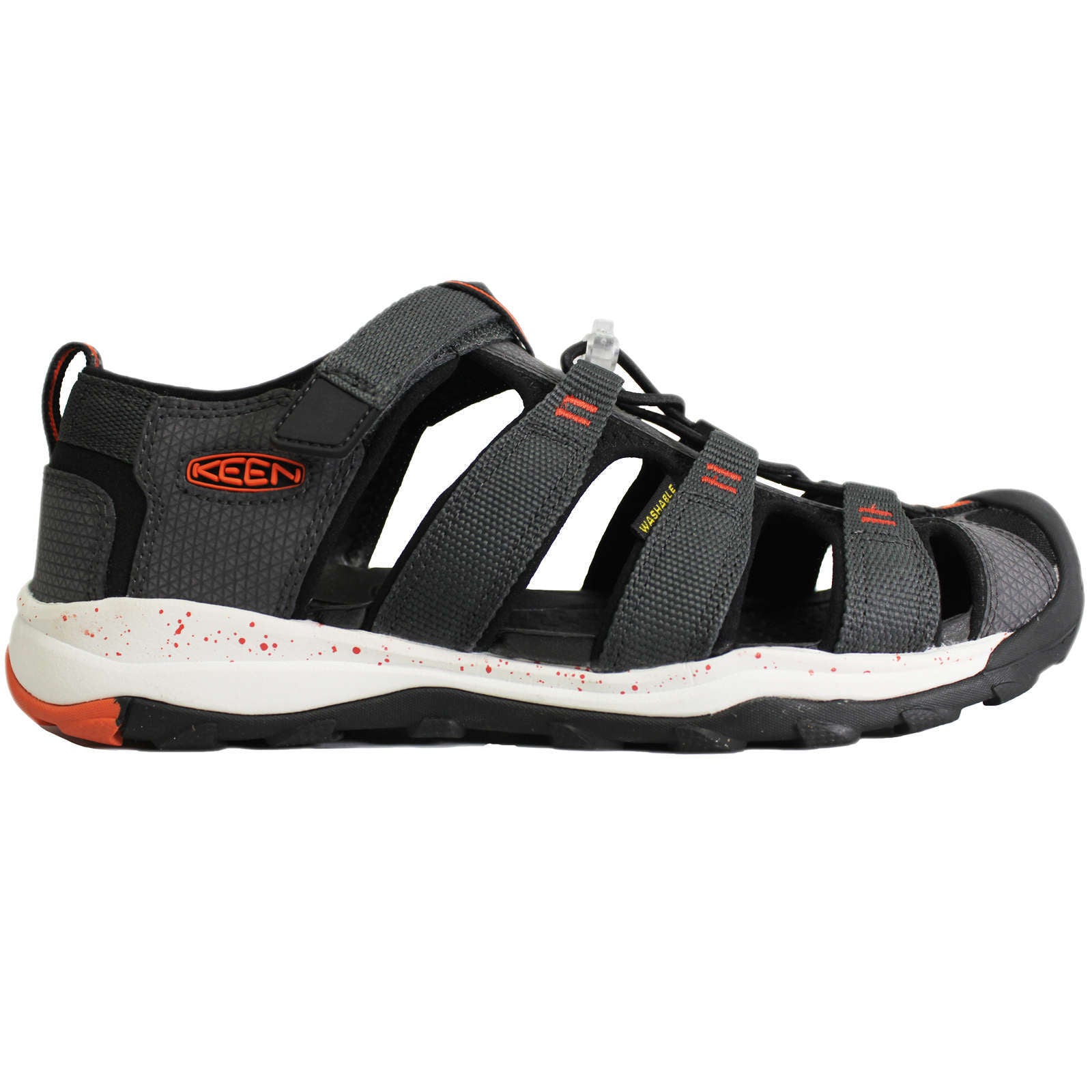 Keen Newport Neo H2 Textile Youth Sandals#color_magnet spicy orange