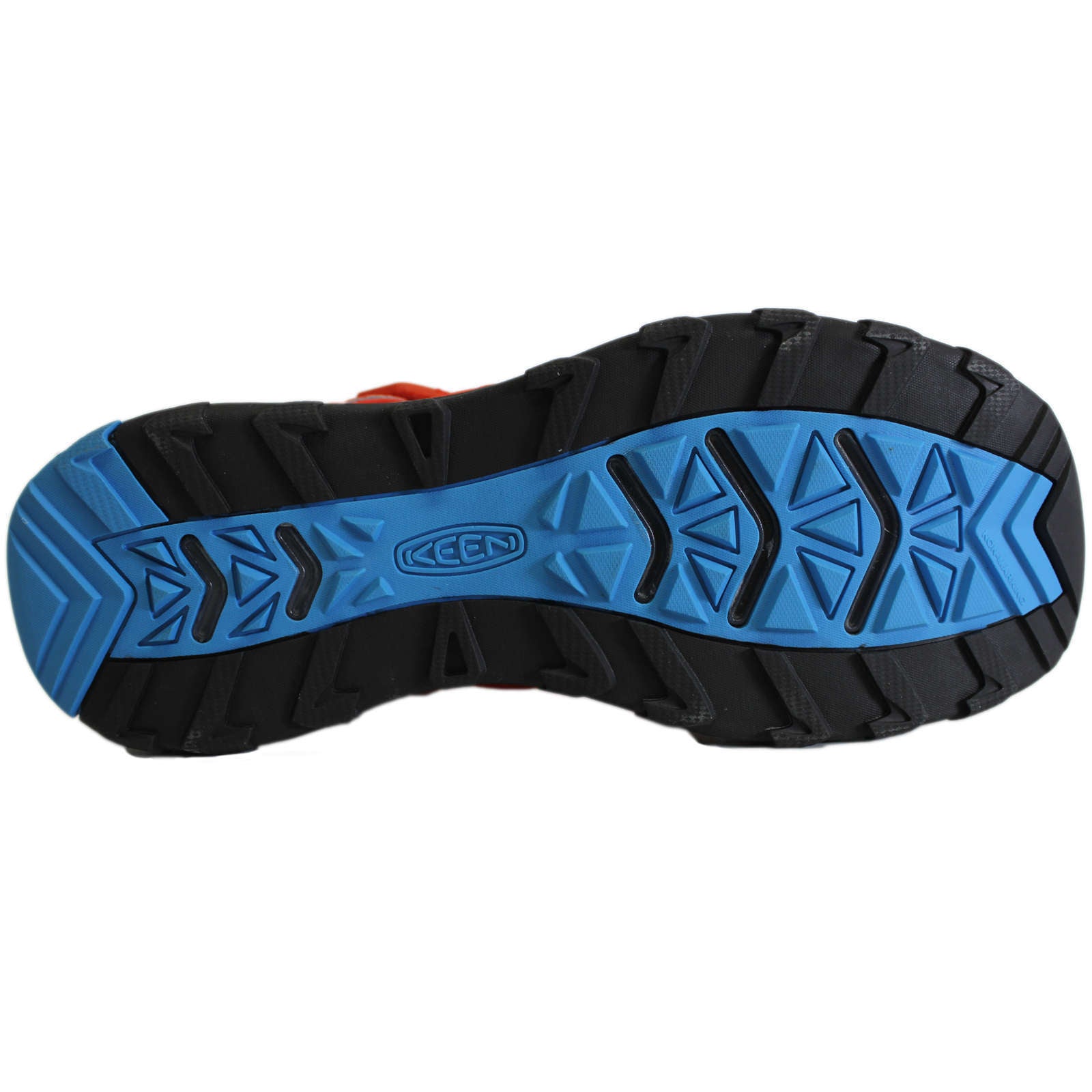 Keen Newport Neo H2 Textile Youth Sandals#color_orange vivid blue