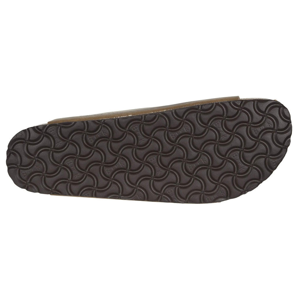 Birkenstock Arizona Waxy Leather Unisex Sandals#color_tobacco brown