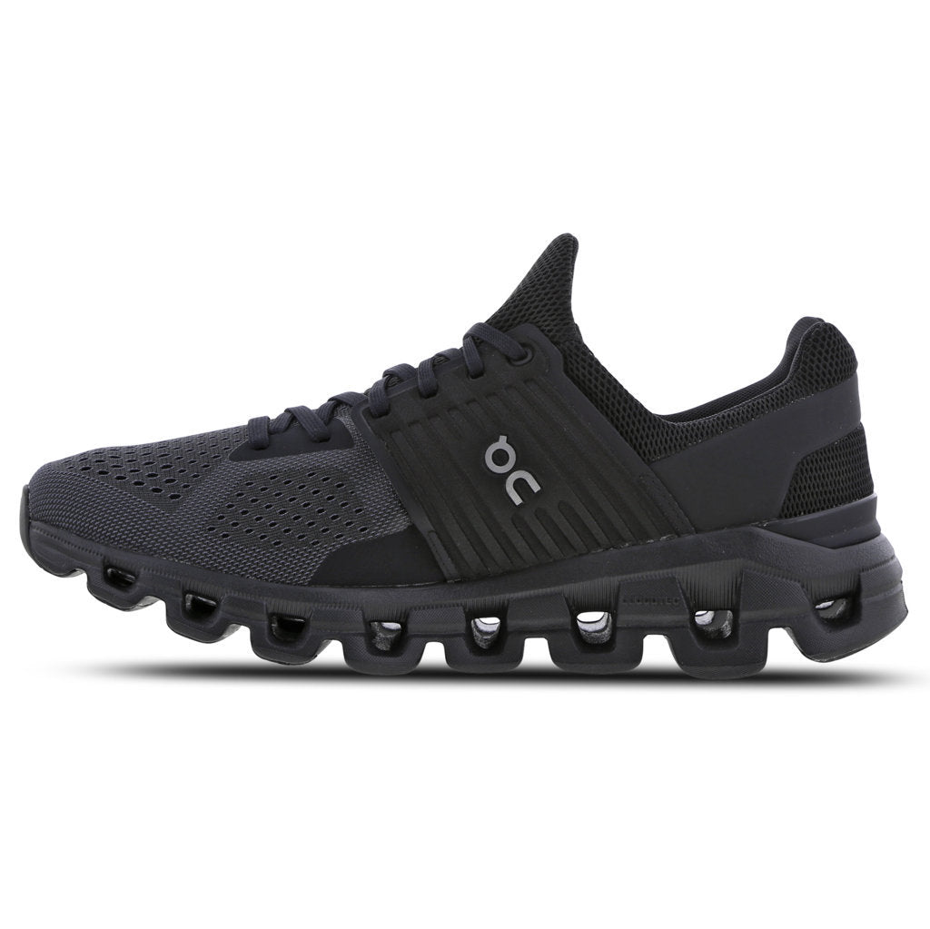 On Running Cloudswift Textile Women's Low-Top Trainers#color_all black