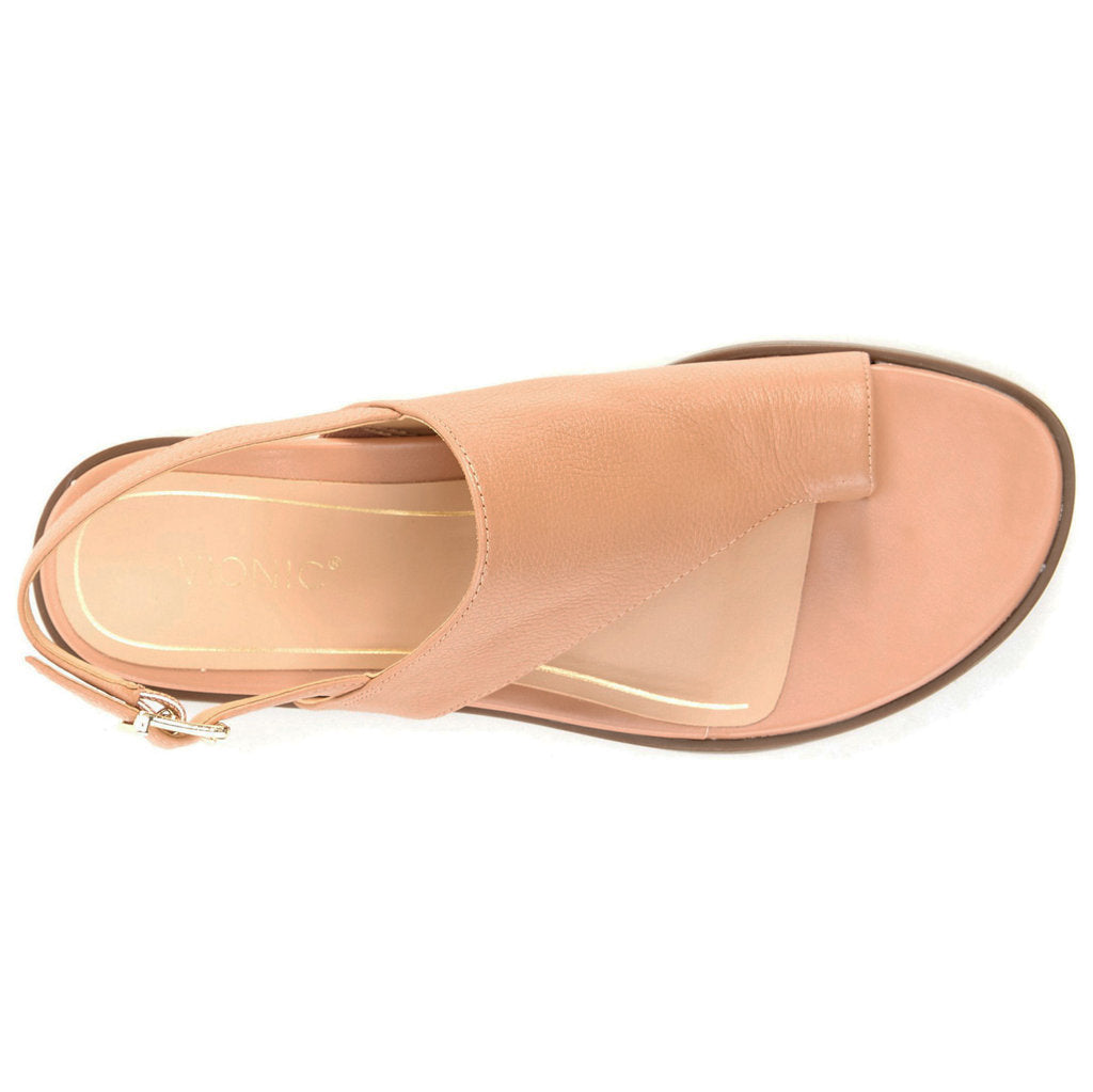 Vionic Citrine Ella Leather Womens Sandals#color_nude