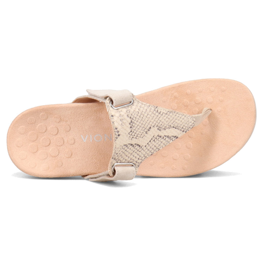 Vionic Rest Wanda Leather Womens Sandals#color_bone