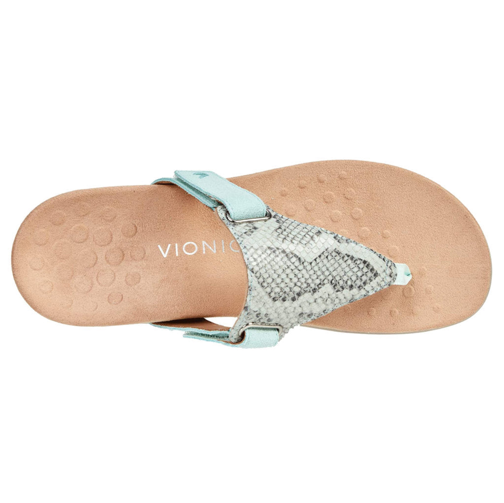 Vionic Rest Wanda Leather Womens Sandals#color_sea foam