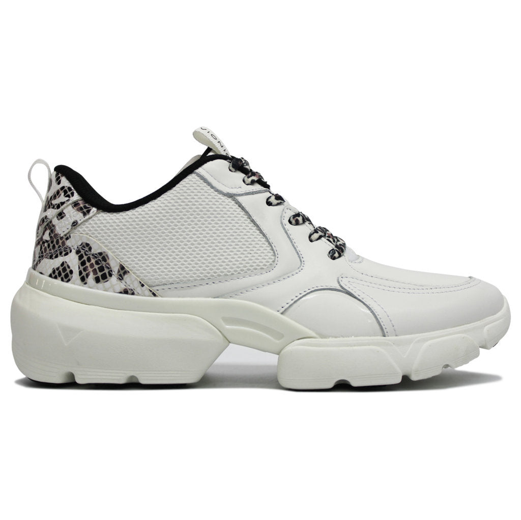 Vionic Vasher Aris Leather Synthetic Womens Trainers#color_white