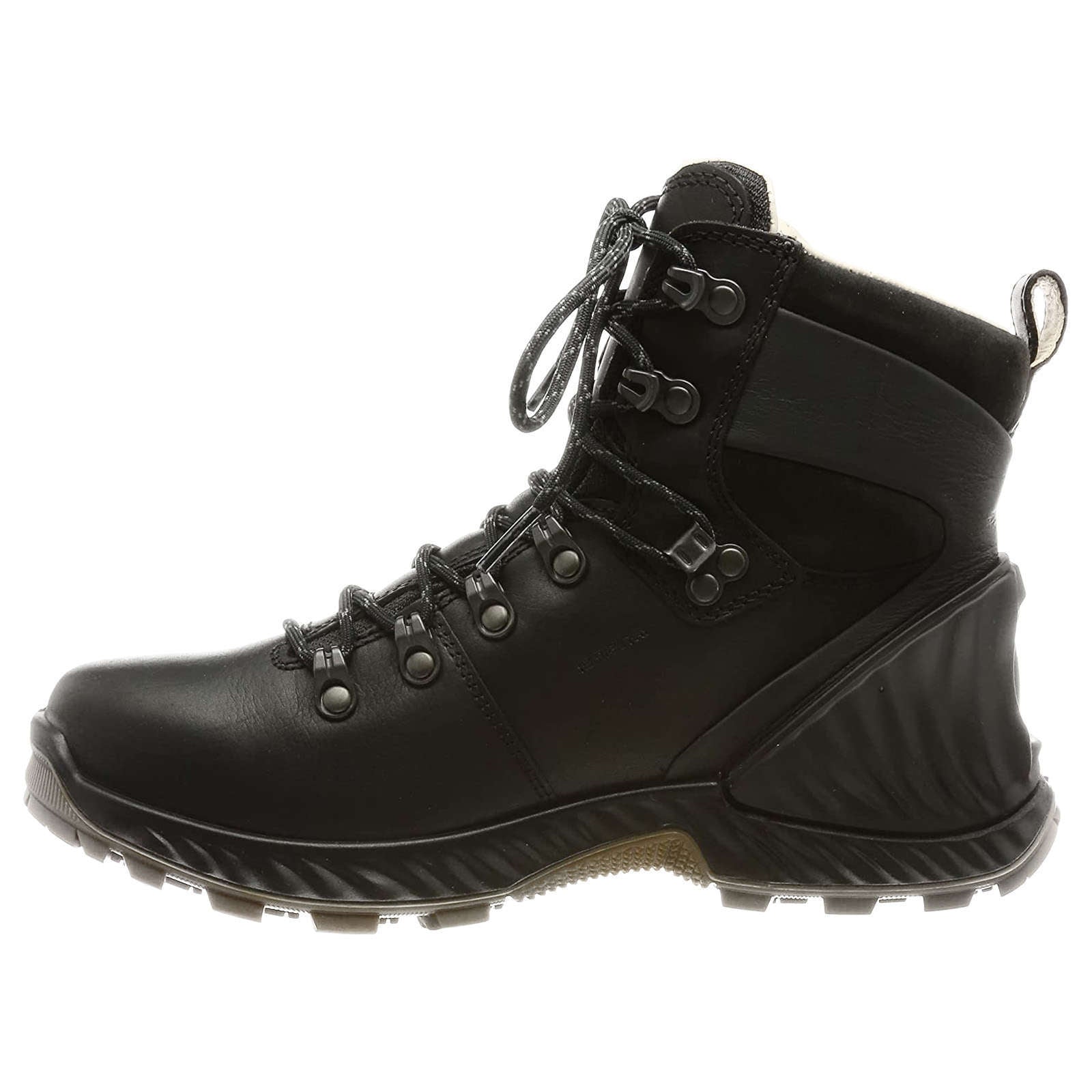 Ecco Exohike 840753 Leather Womens Boots#color_black