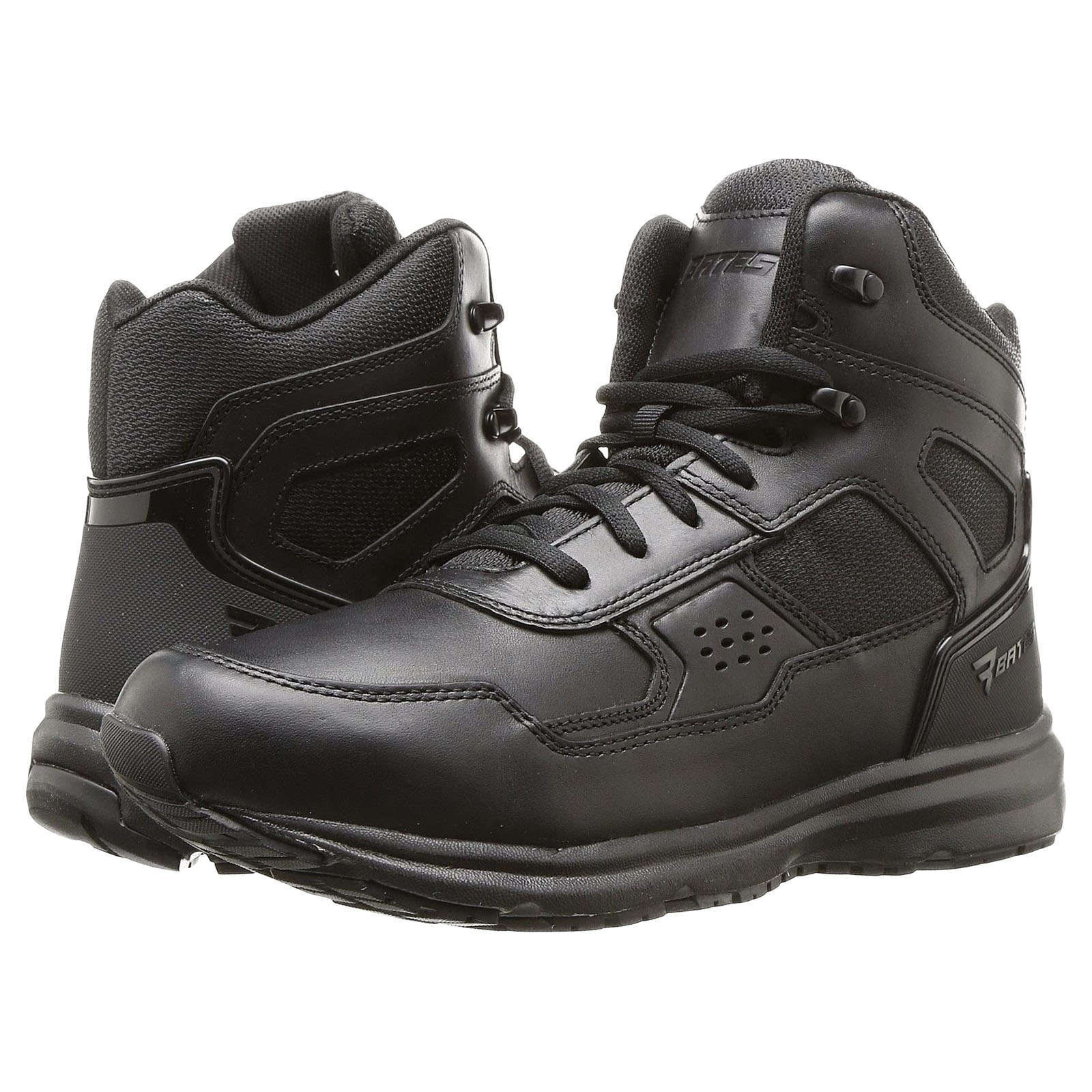 Bates Raide Leather Synthetic Mid-High Men's Tactical Boots#color_black