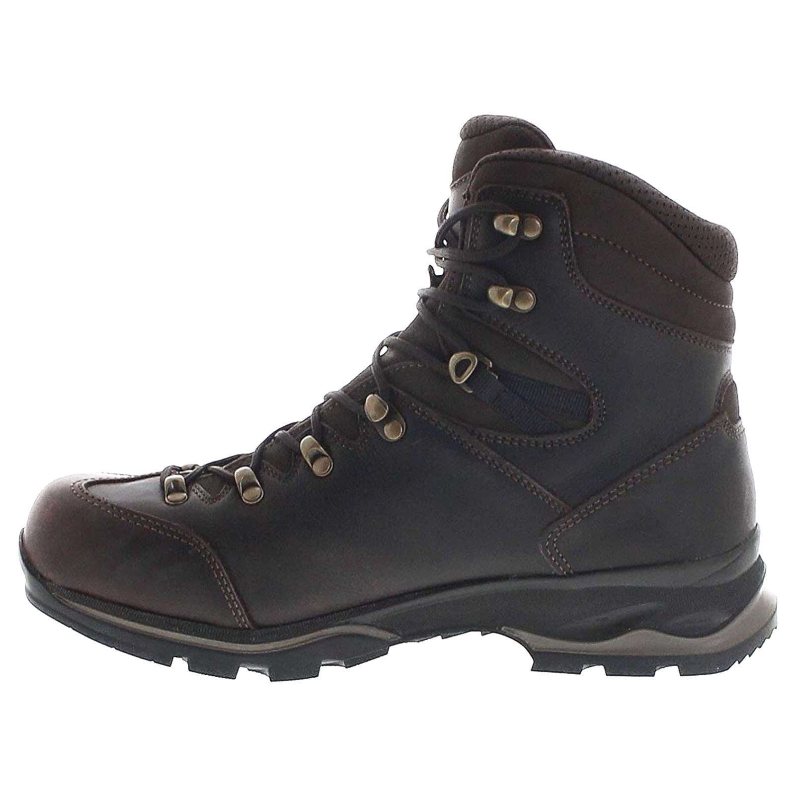 Lowa Pinto GTX Mid Nubuck Leather Men's Hiking Boots#color_espresso