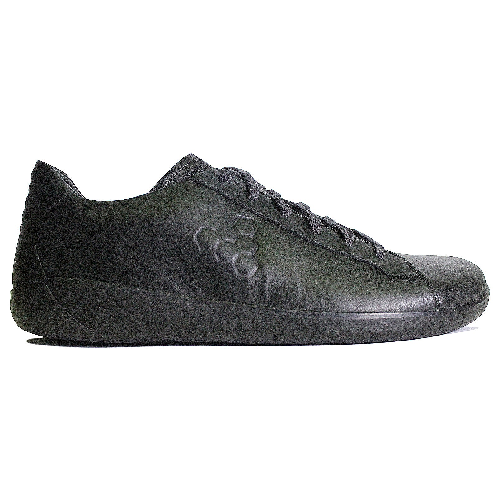Vivobarefoot Geo Court II Leather Mens Trainers#color_obsidian s