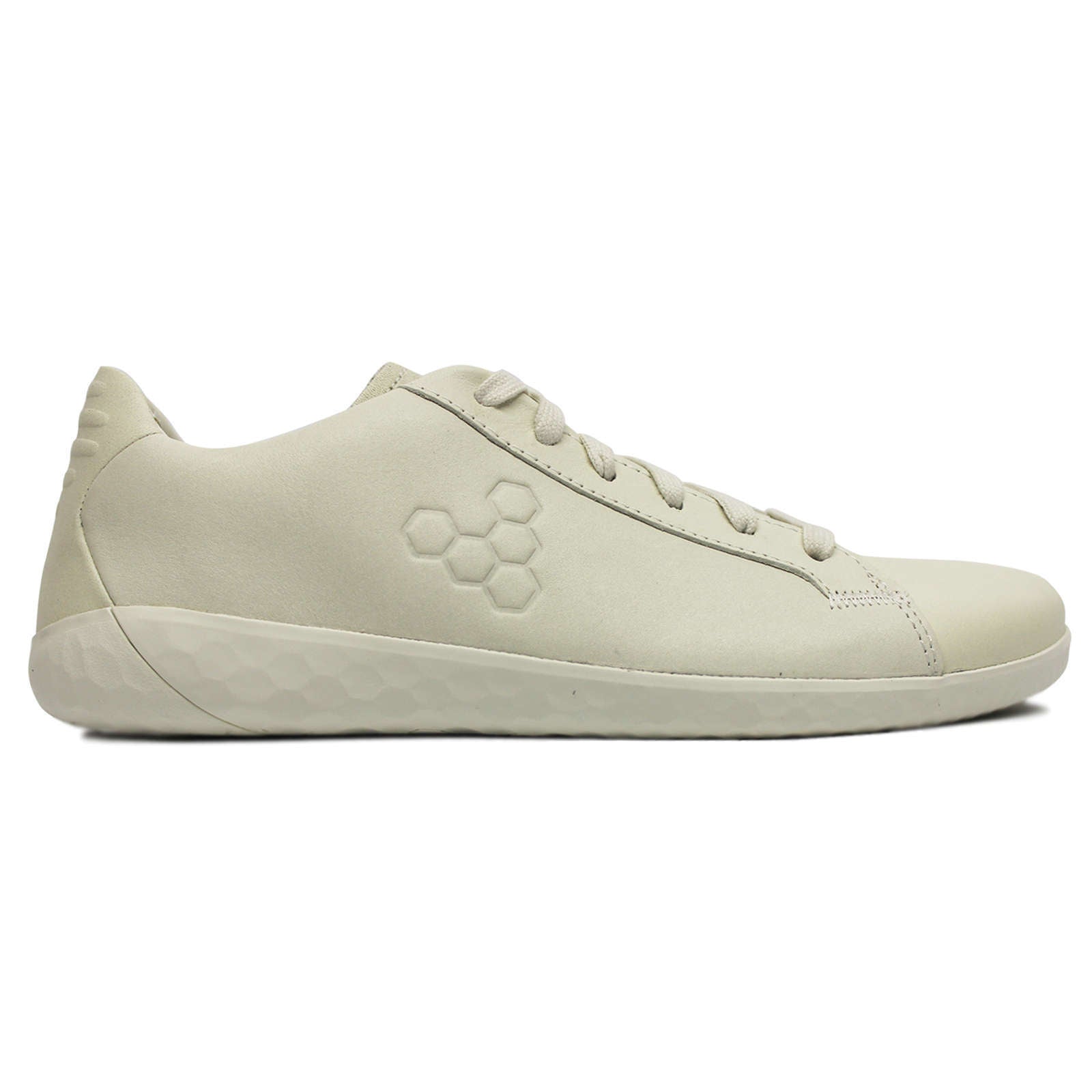 Vivobarefoot Geo Court II Leather Womens Trainers#color_limestone