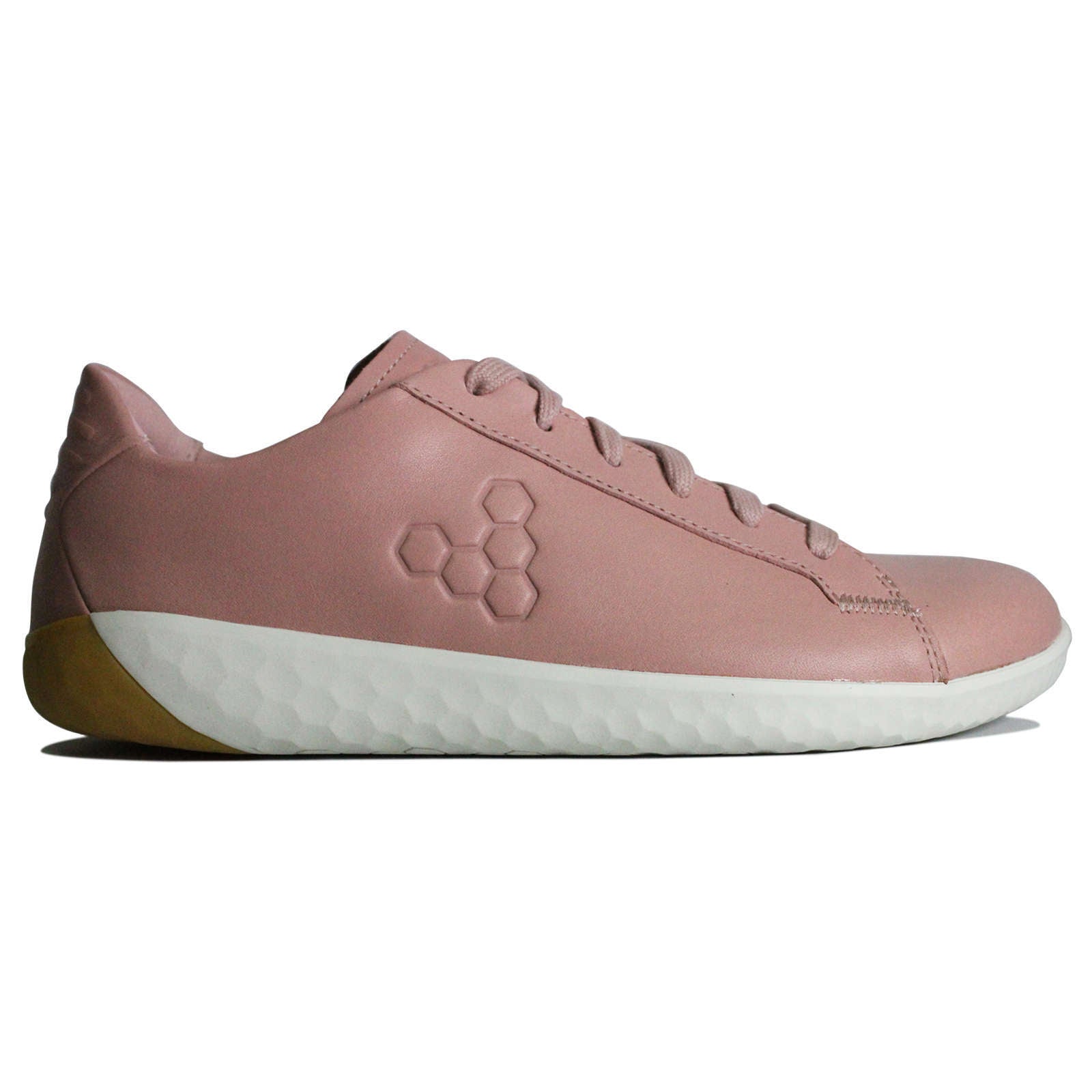 Vivobarefoot Geo Court II Leather Womens Trainers#color_misty rose
