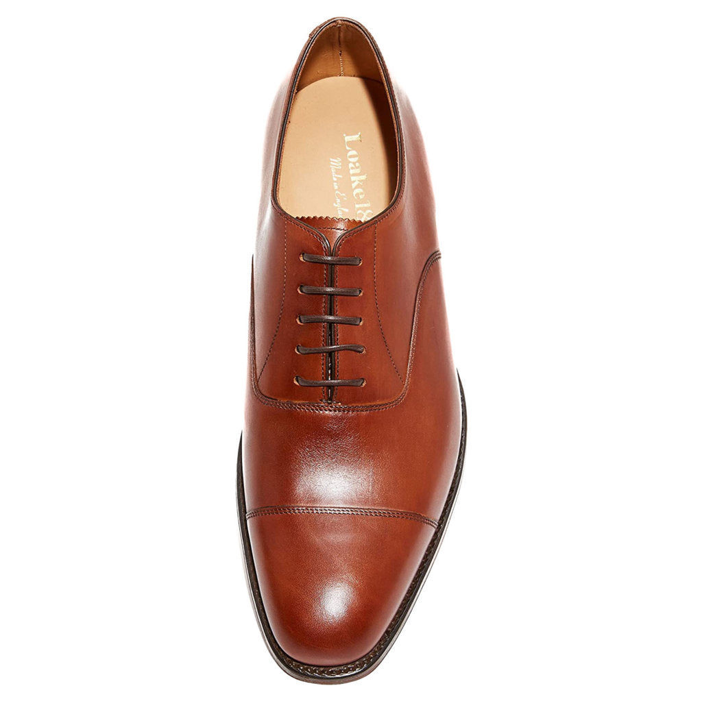 Loake Mens Shoes Aldwych Casual Smart Low-Profile Lace-Up Toe-Cap Leather - UK 9.5