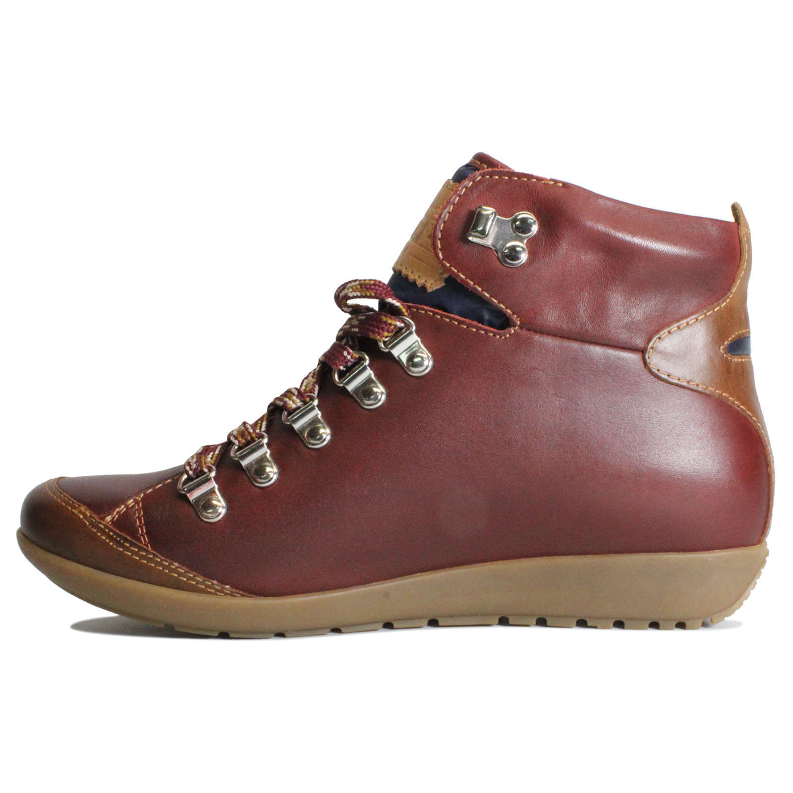 Pikolinos Lisboa W67 Leather Womens Boots#color_arcilla