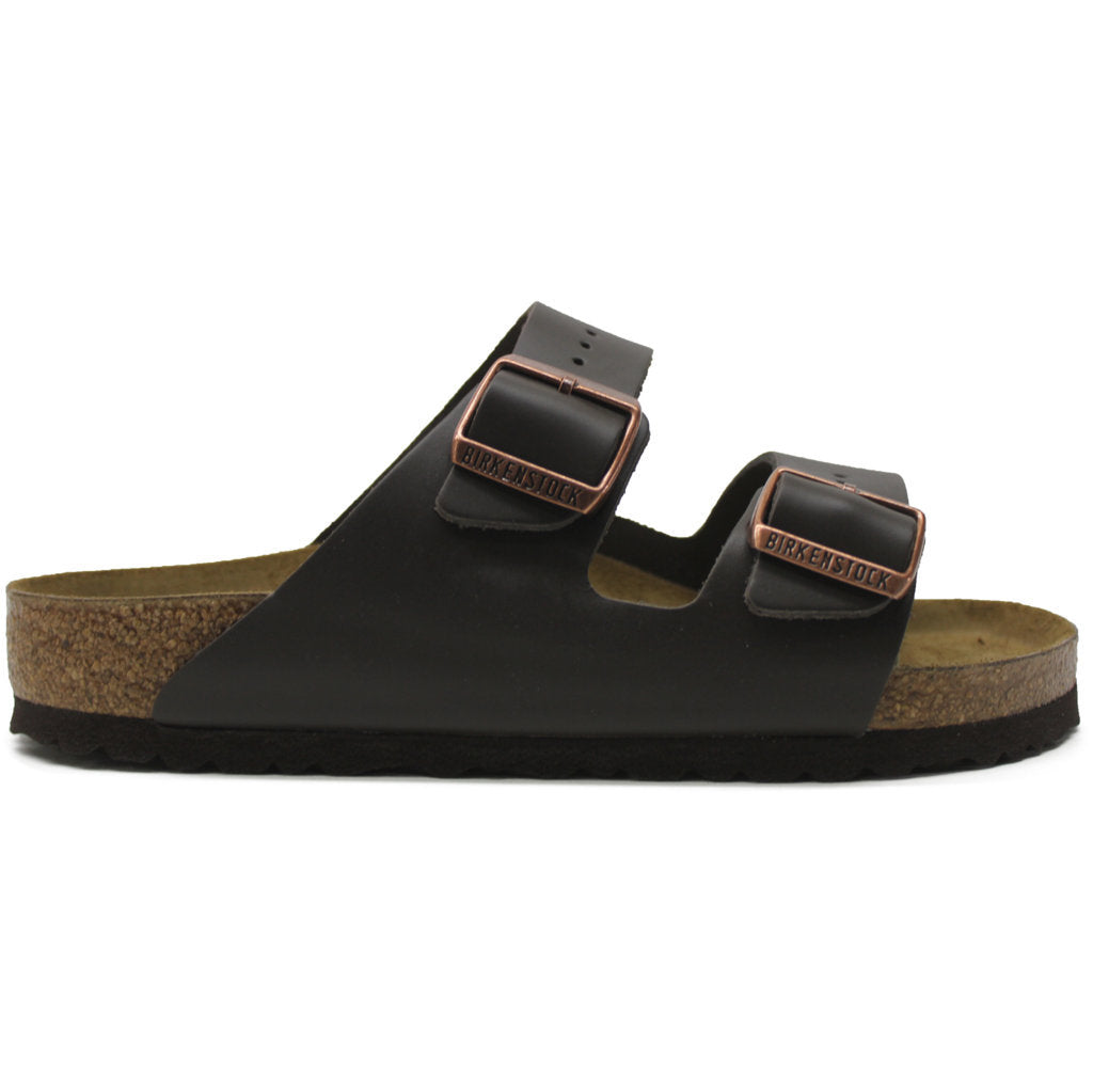 Birkenstock Arizona BS Leather Unisex Sandals#color_dark brown
