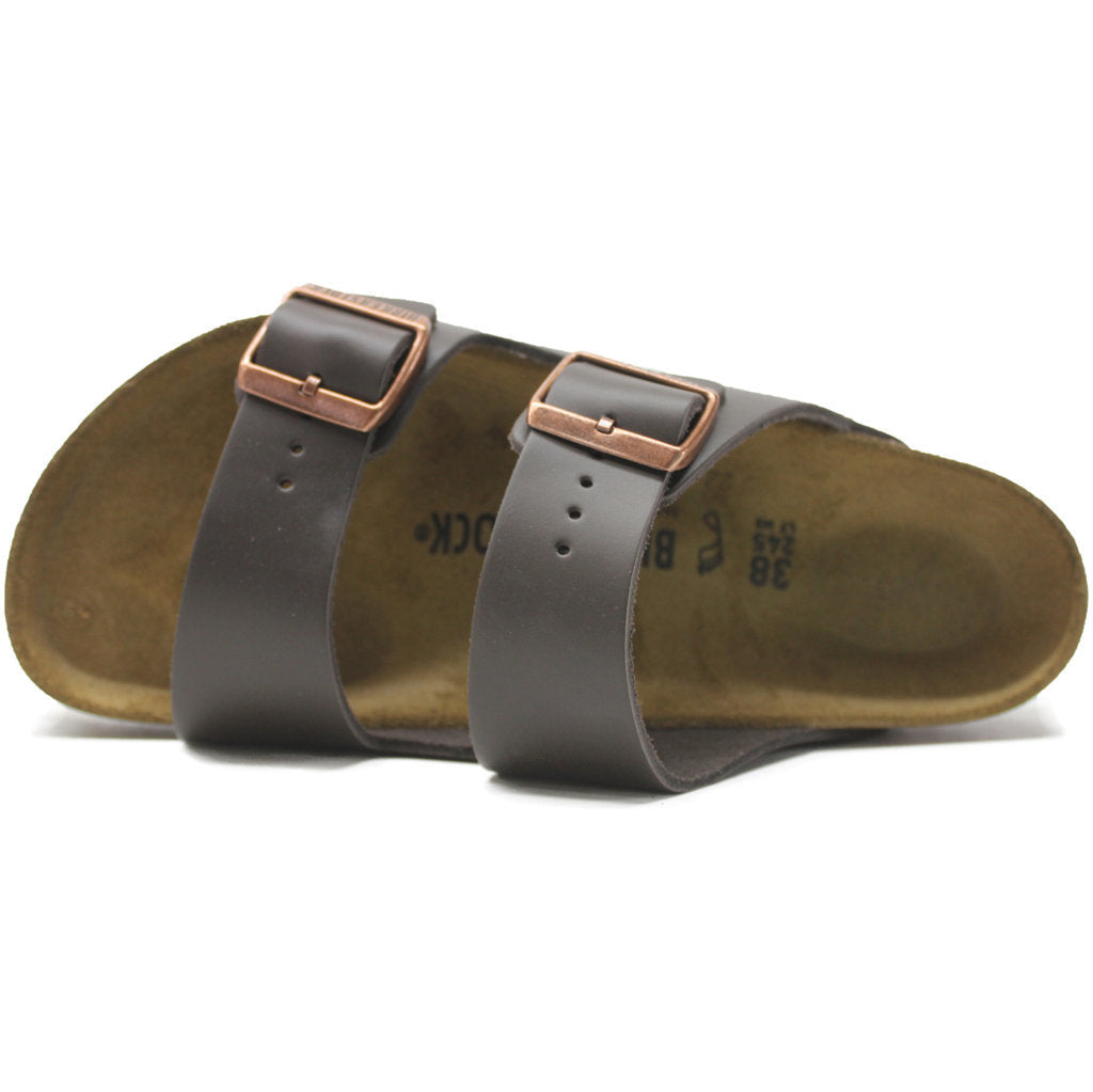 Birkenstock Arizona BS Leather Unisex Sandals#color_dark brown
