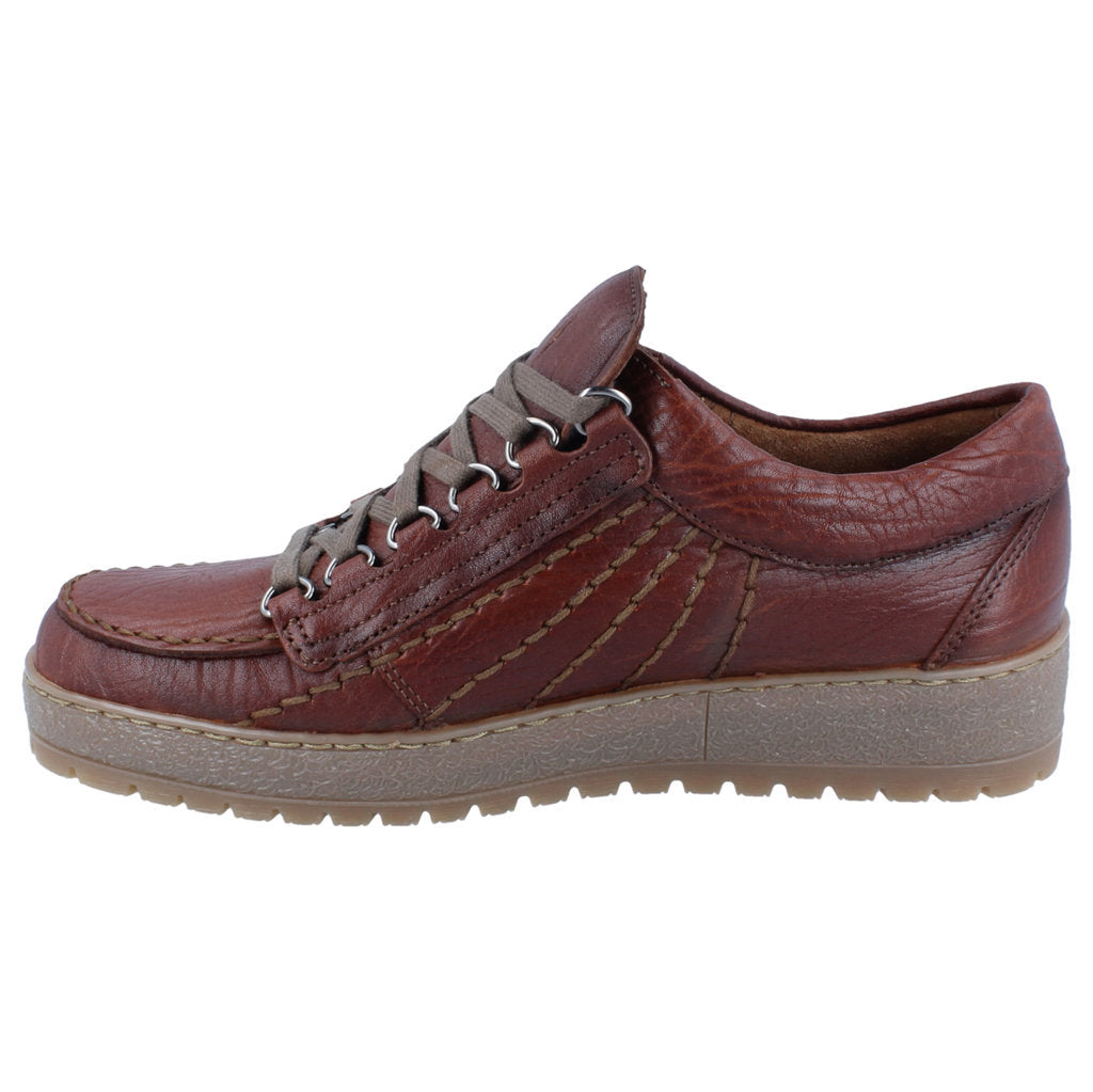 Mephisto Rainbow Leather Mens Shoes#color_desert
