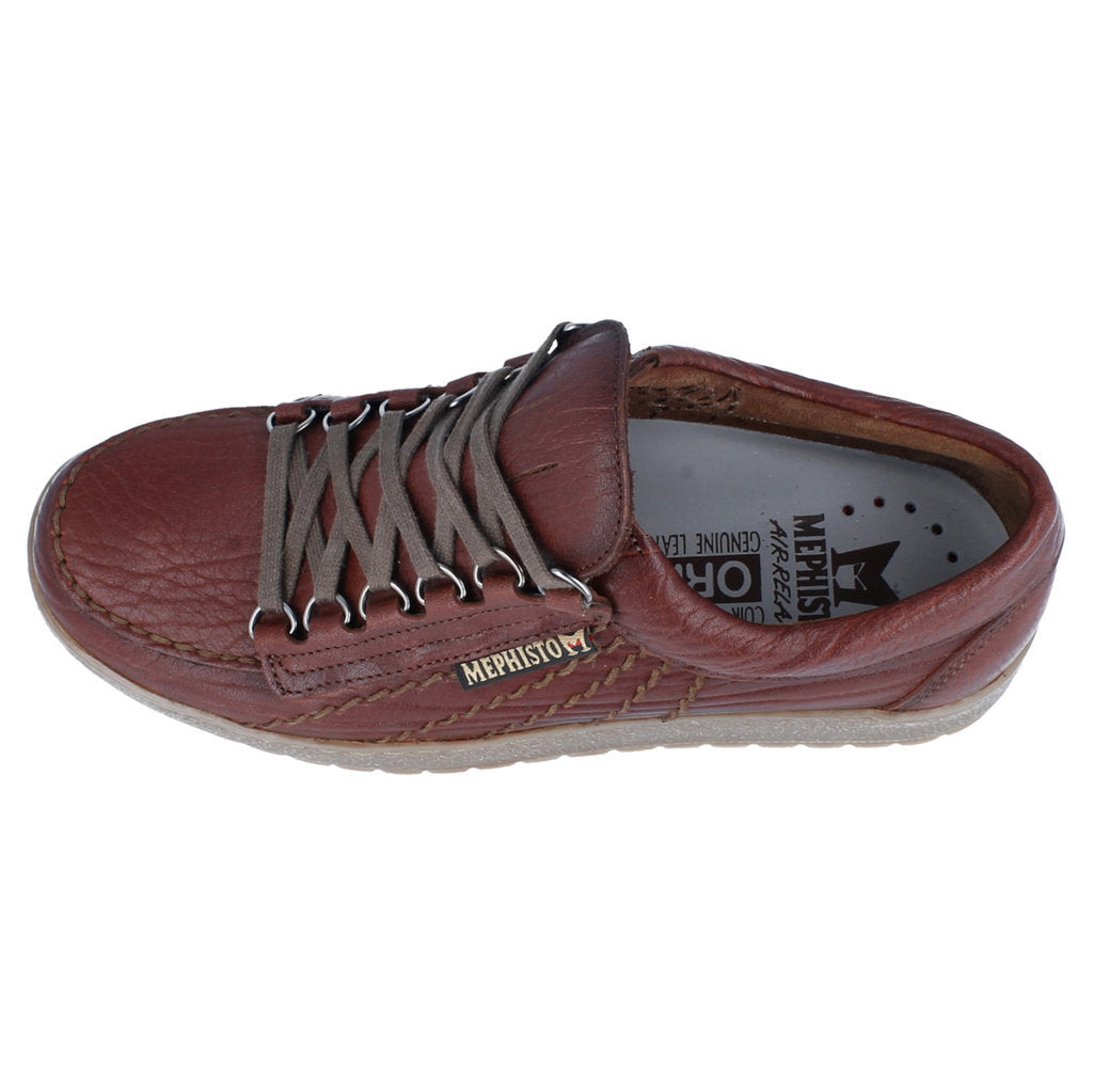 Mephisto Rainbow Leather Mens Shoes#color_desert