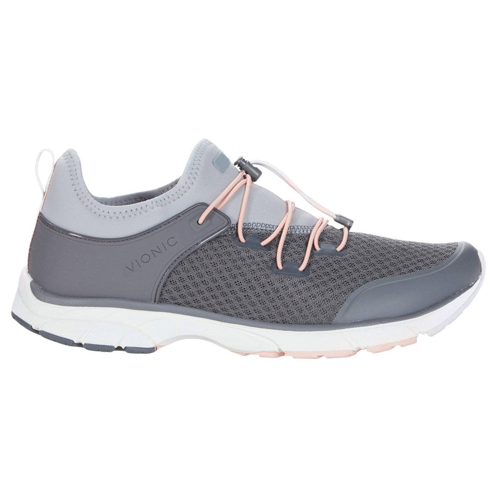 Vionic Drift London Textile Synthetic Womens Trainers#color_charcoal