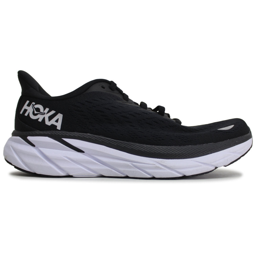 Hoka One One Womens Trainers Clifton 8 Lace-Up Low-Top Running Sneakers Mesh - UK 6