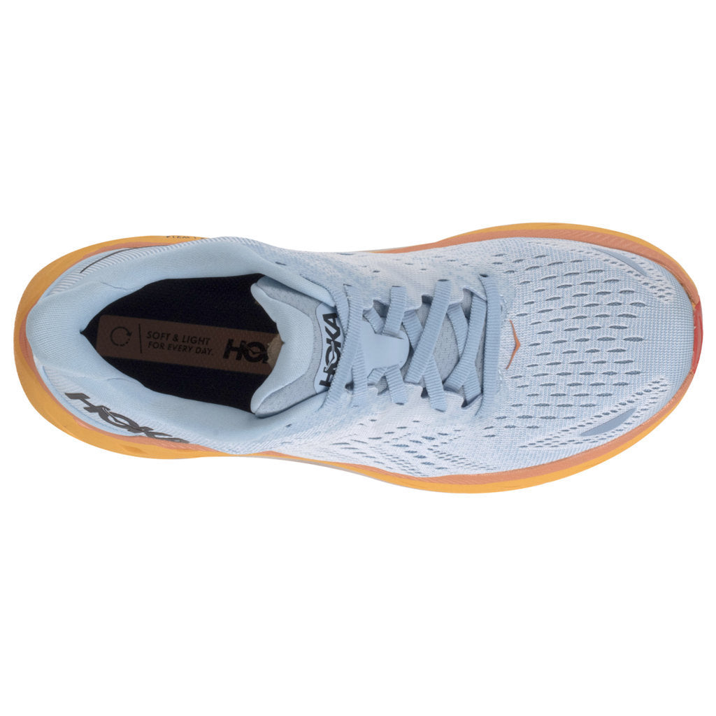 Hoka One One Clifton 8 Textile Womens Trainers#color_summer song ice flow